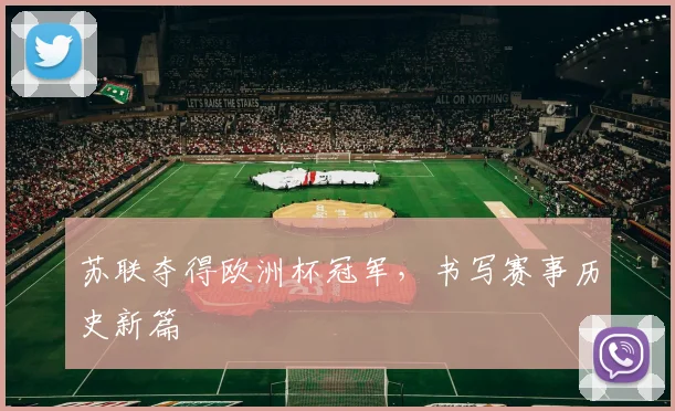苏联夺得欧洲杯冠军,书写赛事历史新篇